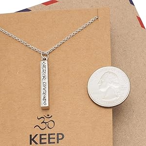 om pendant necklace
