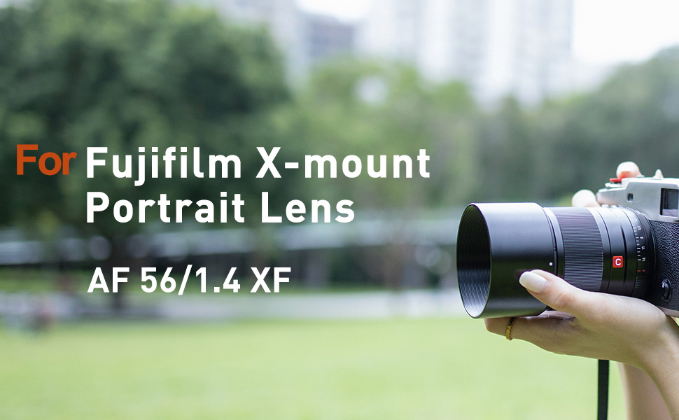 VILTROX AF 56mm f1.4 STM Autofokus Objektiv für Fuji X Mount Kameras