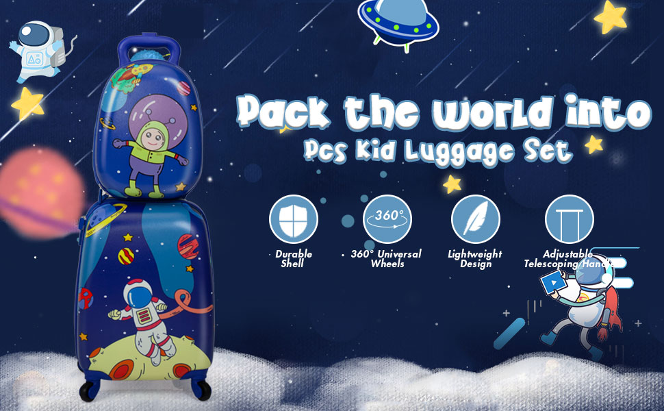 kid luggage set