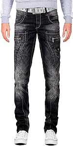 Cipo & Baxx Herren Jeans – Stilvolle Regular-Fit Denim mit Kontrastnähten | Bequeme & Modische Jeans für Männer | 5-Pock 26ab4efe F648 43a7 9e0a 95fbe3f6f56c. CR133,0,800,1600 PT0 SX150 V1