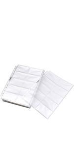 Business Card Sleeves : Durable 241819 2 X 3 1 2 Visifix Clear Double Sided Business Card Sleeves 40 Pack : Perfect for giving gift cards, holding hotel key cards or business cards, credit card sleeves are an excellent way to market your business.