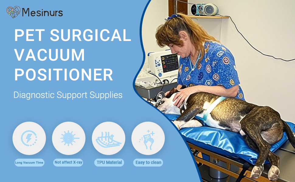 Veterinary Emergency X-Ray Ultrasound Immobilizer Examination Pad Cat dog Surgical Vacuum Positioner