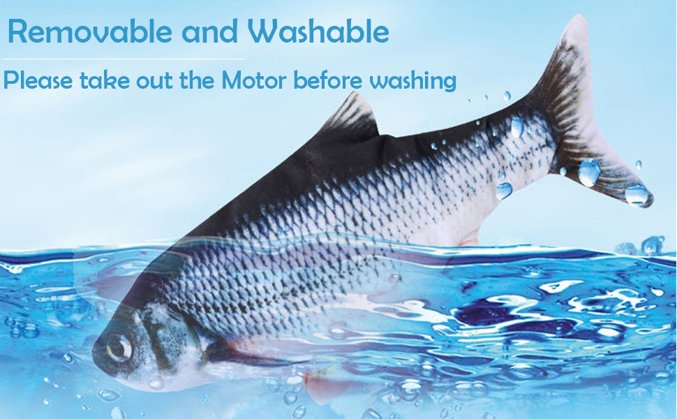 hadefa Mini Mice & Interactive Floppy Fish Cat Toy USB