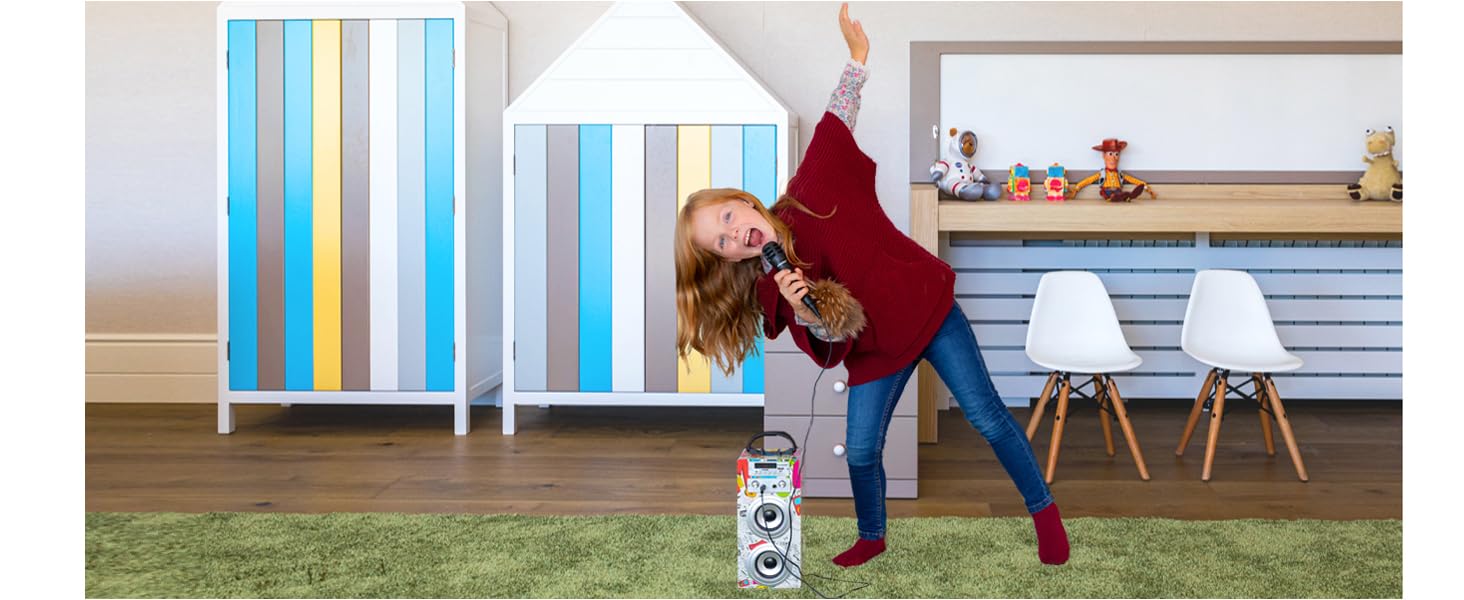 enceinte bluetooth, enceinte, micro, jouet fille, cadeau fille 10 ans, micro karaoké, cadeau