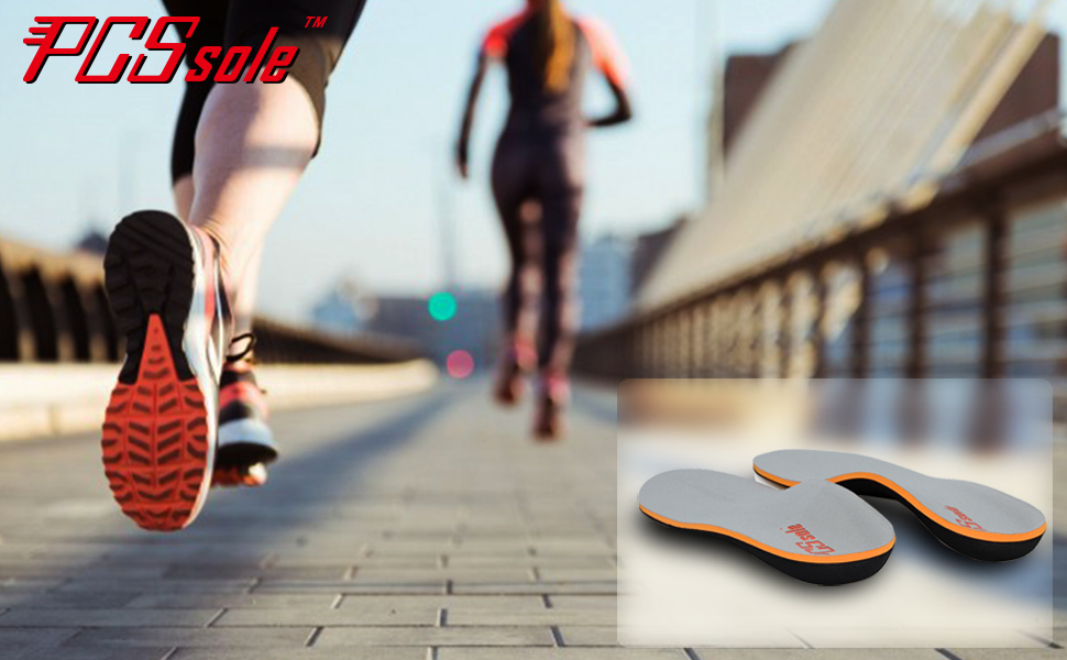 PCSsole Arch Support Sport Insoles Orthotic Orthopedic Inserts for Mild