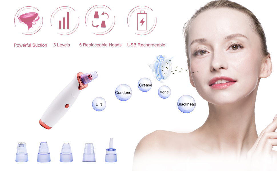 Blackhead Remover Pore Vacuum Extractor Pore Cleaner Electronic