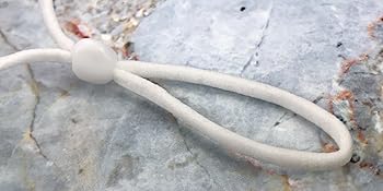 adjustable loops for silk face mask