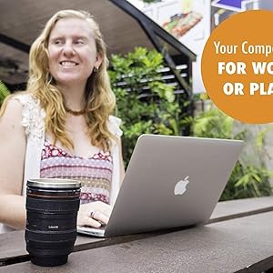 Primelife Camera Lens Steel Coffee Mug