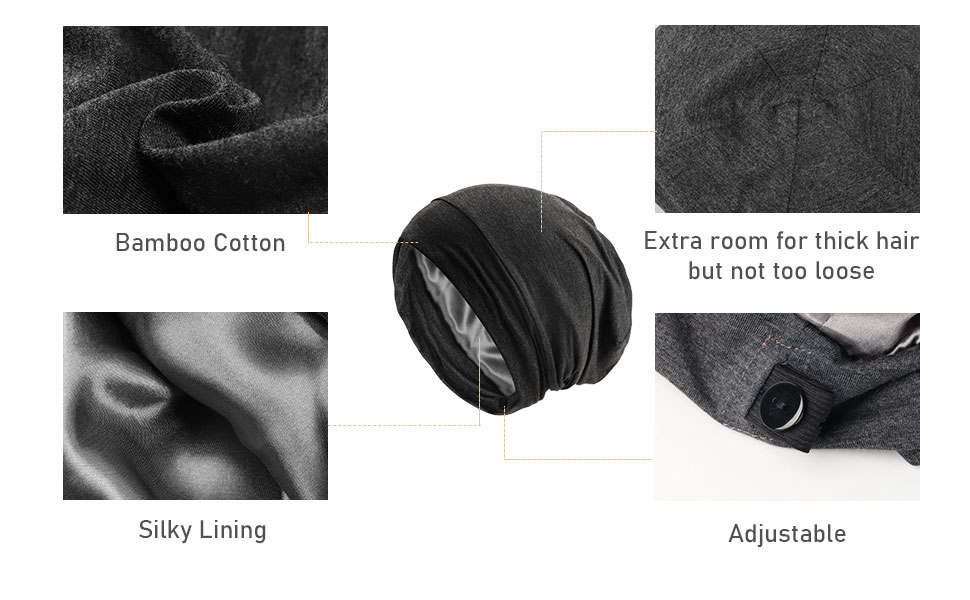 Satin Silk Bonnet Hat