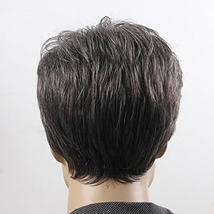 19【美品】メンズウィッグ カツラ 短時間使用 ウィッグ メンズ かつら 男性用 メンズウィッグ カツラ 男性