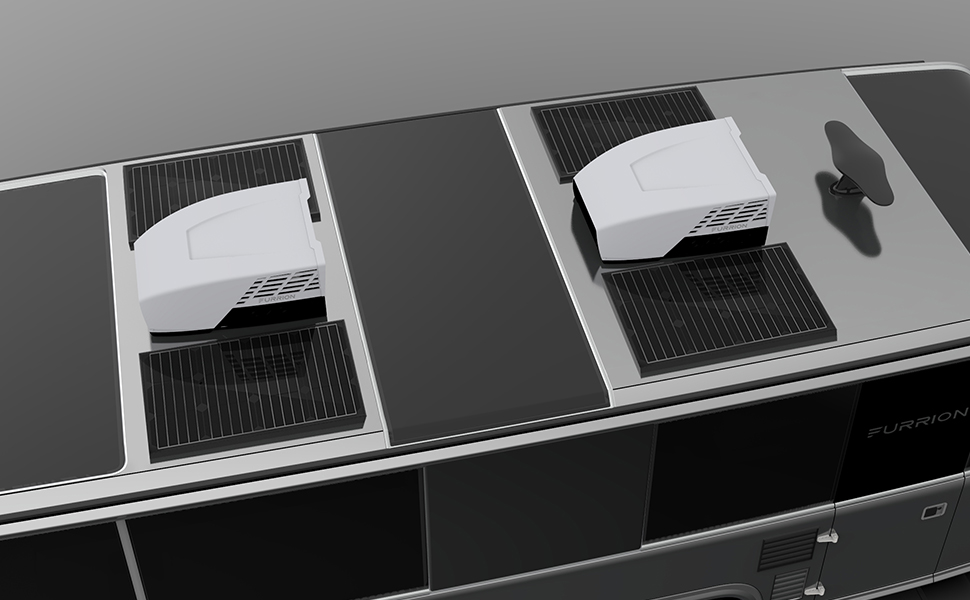 Furrion 50 Watt Rigid Solar Panel Battery Maintainer Kit