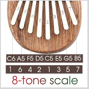 8 Key Mini Kalimba
