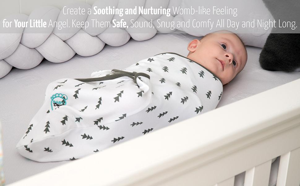 Baby Swaddle Blanket Wrap for Newborn & Infant, 03 Months