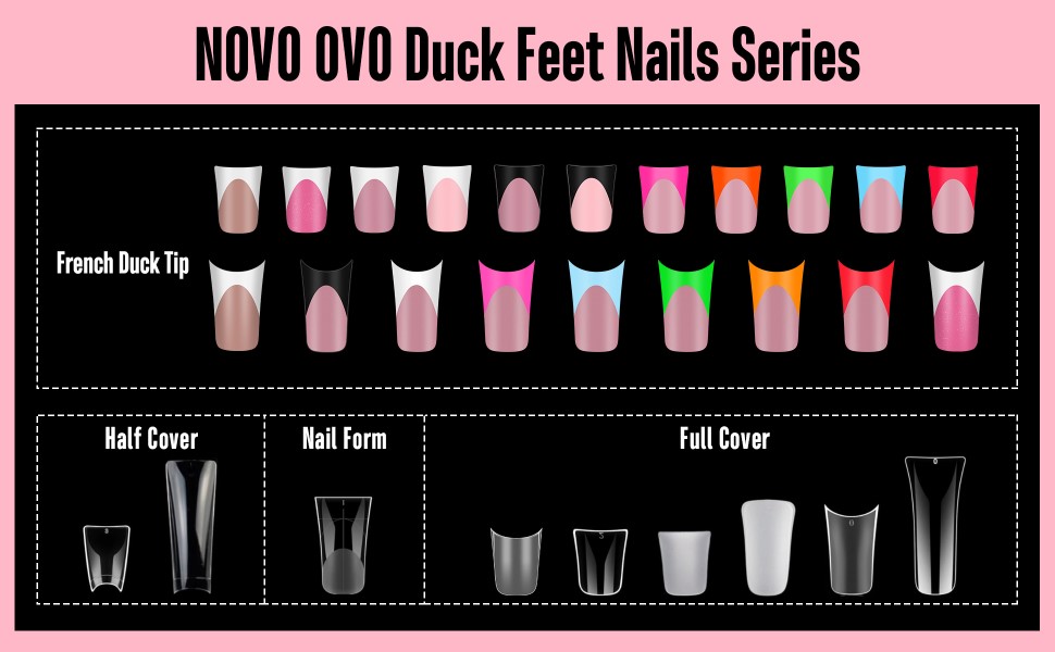 NOVO OVO Duck feet nails series