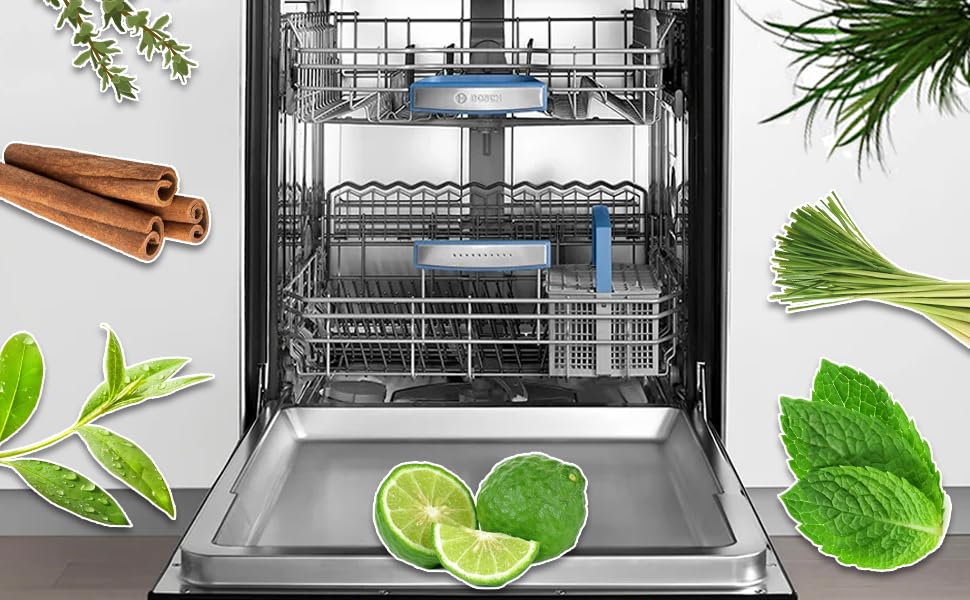lemongrass dishwasher smell aroma smelly dish washer bad smelling dirty antiviral virus bacteria