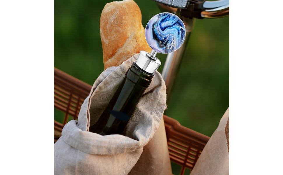 Amazon｜BIUDECO 亜鉛合金製ワインボトルストッパー 多用途 簡単