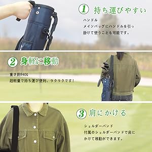 7本収納 セルフスタンド フード Amazon | PYKES PEAK（パイクスピーク）ゴルフ スタンドバッグ