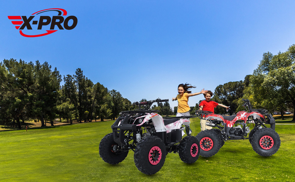 XPRO Hawk 125 ATV Quad Youth 125cc ATV 4 Wheelers Youth 4