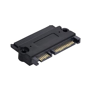 SATA 22Pin 7+15 Male to SATA 22P 7+15 Female extension convertor adapter