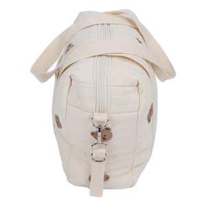 Baby Stroller Storage Bag, Zipper Embroidery Universal Stroller Caddy Organizer Handbag (Bear Bag) 22 1