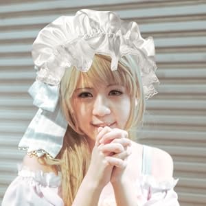 Amazon.co.jp: [CAXUSD] ホワイト レースメイド帽子 メイド
