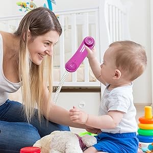 Amazon | 子供用電話おもちゃ - 子供用電話遊び、Vista Fun