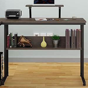 Two Open Bookshelves