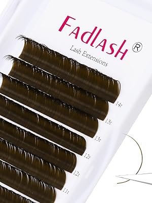 brown lash extensions