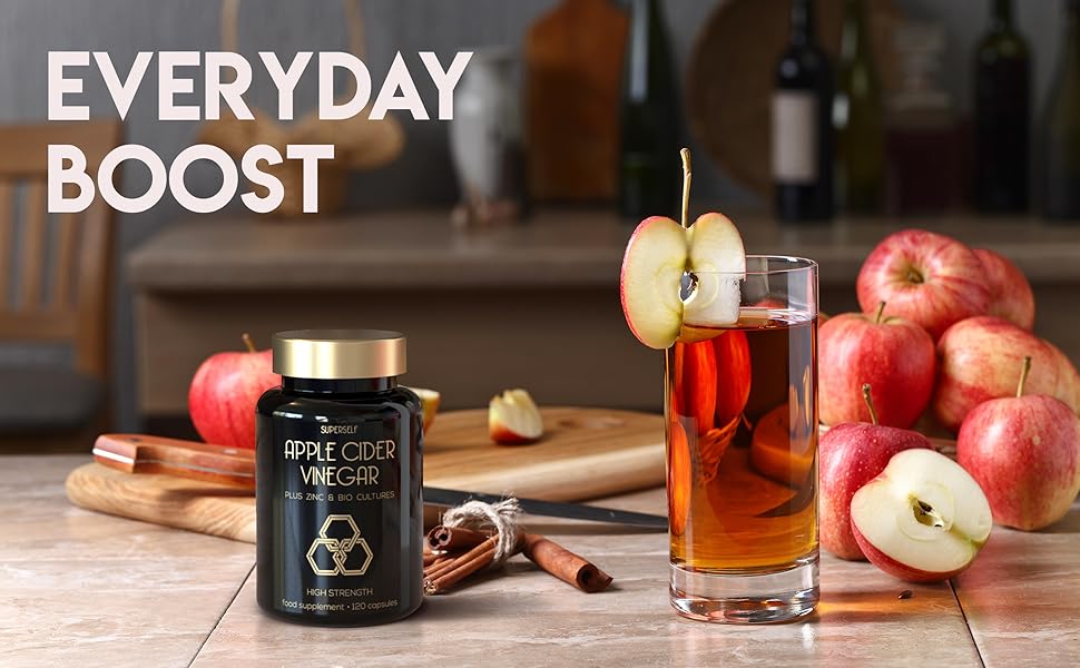 Apple Cider Vinegar Capsules with Mother 1300mg High Strength