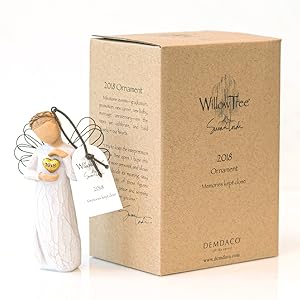 Willow Tree 2018 ornament with packaging and enclosure card.