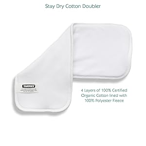 Organic and Stay Dry Organic Cotton Doublers