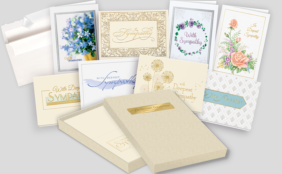 The Gallery Collection Sympathy Cards Assortment Box (35