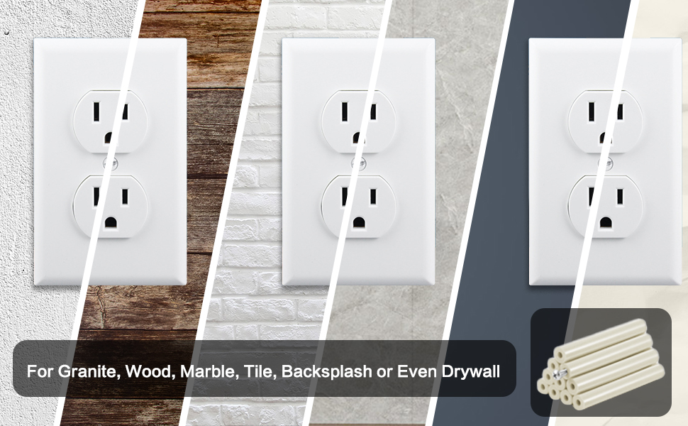 64 PCS Electrical Outlet Extender Kit Electrical Outlet Box Extender