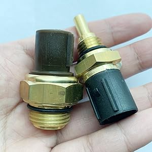 37760-P00-003 37870-PJ7-003 2Pcs Coolant Fan Switch and Coolant Temperature Sensor
