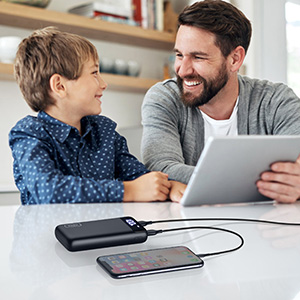 Banco de energía de pantalla LED INIU 20000mAh