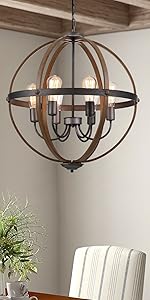 orb chandelier