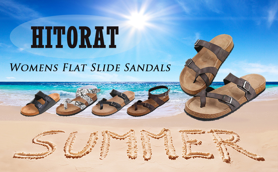 hitorat women summer walking crok sandals 