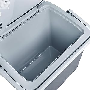 WOLTU Mini Frigo Portatile 22L Per Auto E Ufficio Frigorifero Piccolo Grigio A++ 21 1