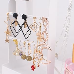 アクセサリー 収納 ネックレス アクセサリー スタンド 木 アクセサリースタンド ホワ ジュエリー収納 ジュエリーツリー スタンド アクセサリー収納 ジュエリーディスプレイスタンド 大容量