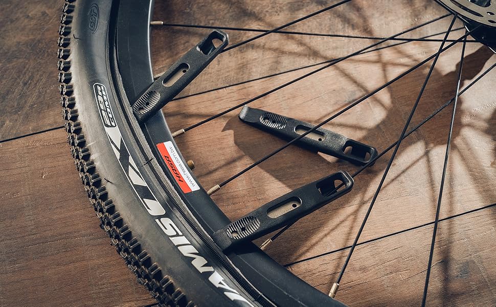 3 x BIKEHAND Bike Bicycle Plastic Metal Boosted Tool Tire Levers