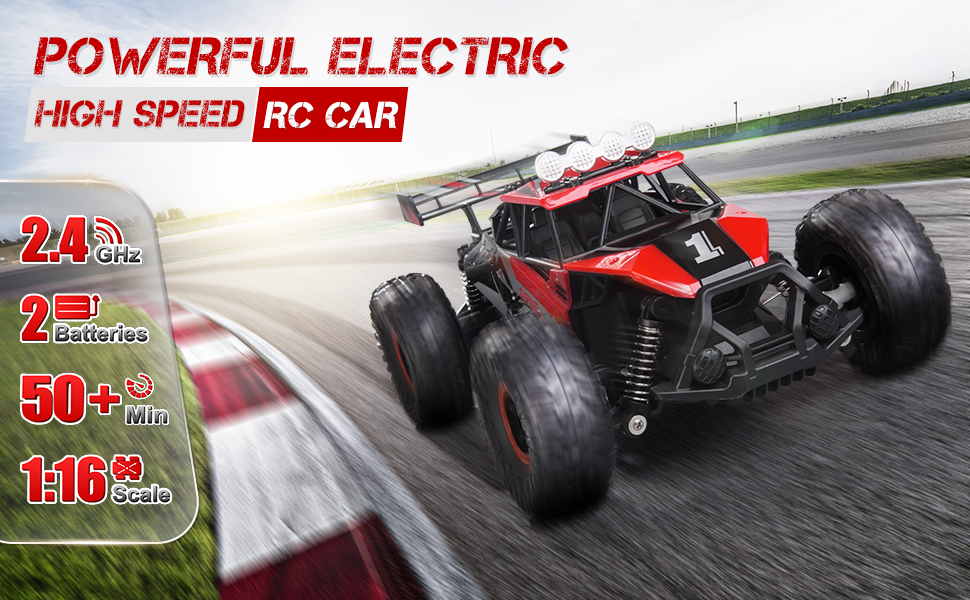 SGILE Remote Control Car Toy for Boys Girls, 2.4 GHz RC