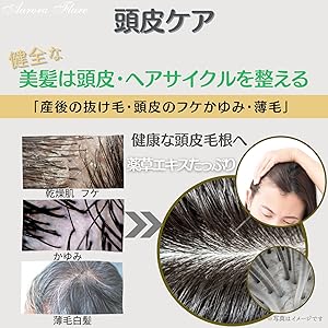 頭皮ケア　乾燥肌　フケ　かゆみ　薄毛白髪　スキャルプケア