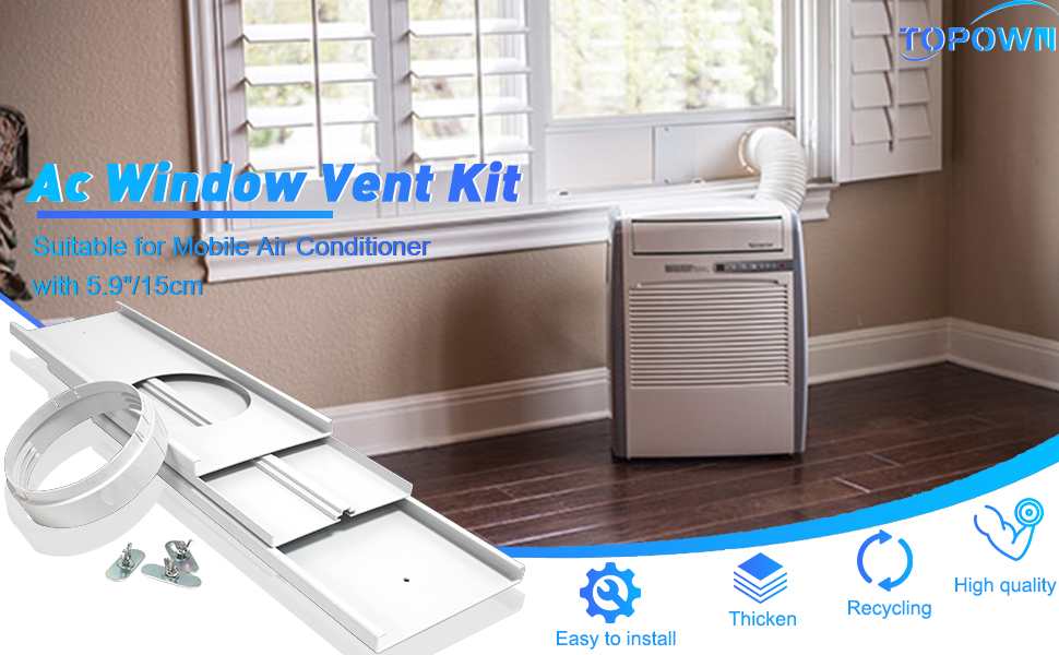 TOPOWN Window Ac Window Vent Kit Slide Kit Plate for
