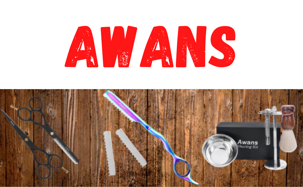 Awans Hair Thinning Razor, Hair Styling Razor, 11 Spare Blades Hair Razors, Hair