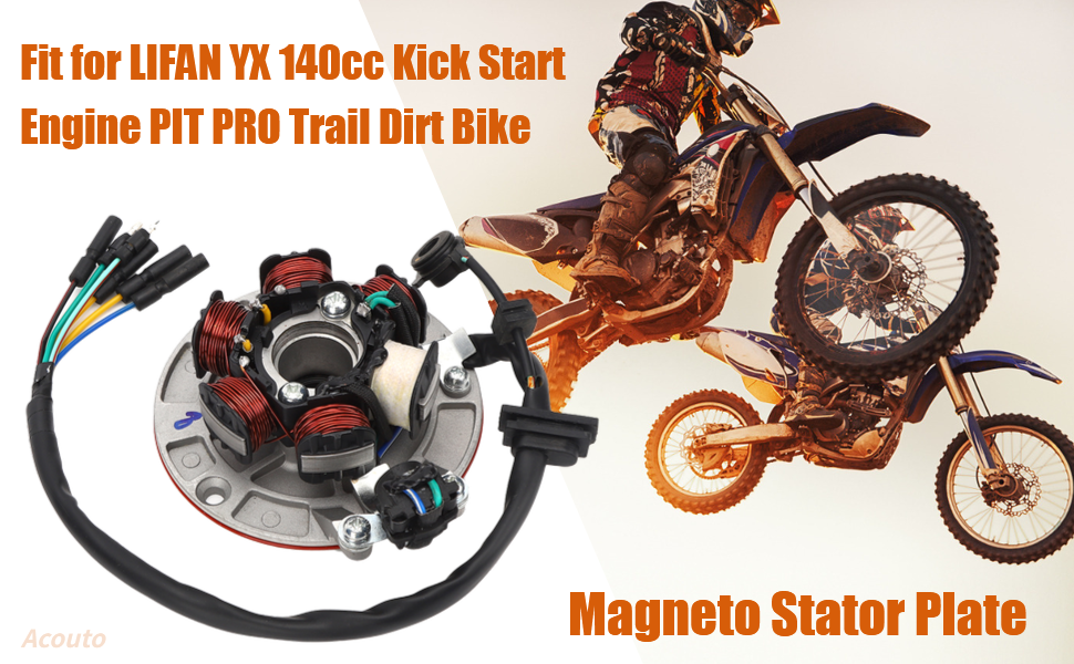 Stator Plate LIFAN YX 140cc Kick Start Engine PIT PRO Trail