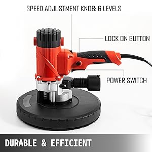 VEVOR Ponceuse Orbitale Filaire, Ponceuse Excentrique Filaire, Ponceuse Vibrante, 1200W 11 ponceuse orbitale filaire