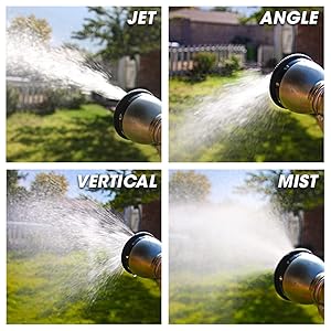 Jet Angle Vertical Mist Spray Patterns