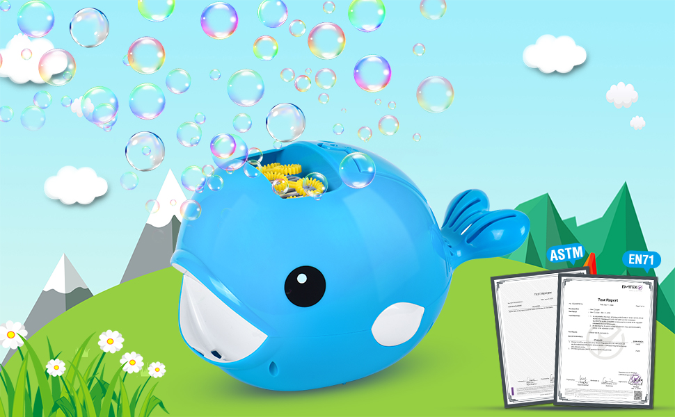 Balnore Bubble Machine Automatic Bubble Maker 2000+ Bubble Blower for