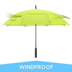 golf umbrella double canopy windproof larg gift