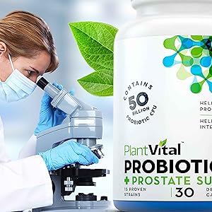 Probiotic mens men prebiotic plantvital for men’s bacteria weight loss lycopene plant vital